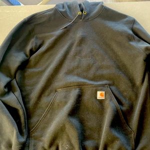 Carhartt Black Hoodie Sweatshirt - Large (Loose fit)